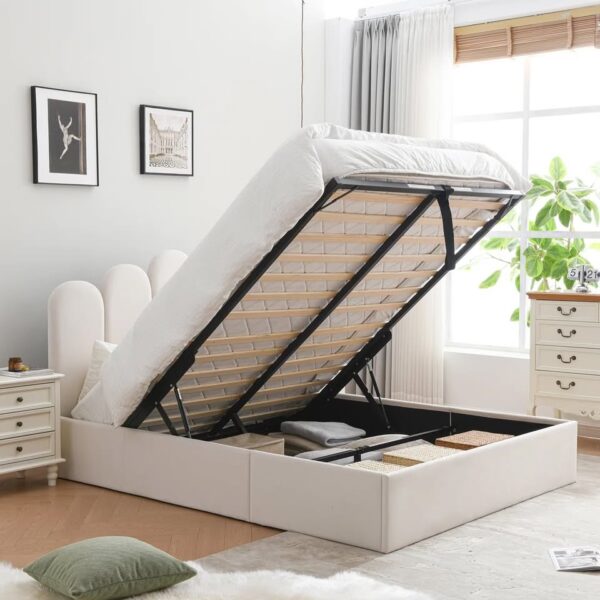 Queen Platform Lift Storage Bed - Image 2