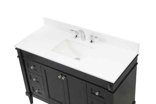 Black 48" Bennett Bathroom Vanity - Image 2