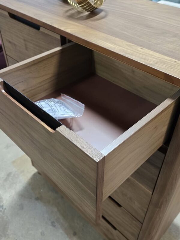 Savel Solid Walnut Wood Chest - Image 3