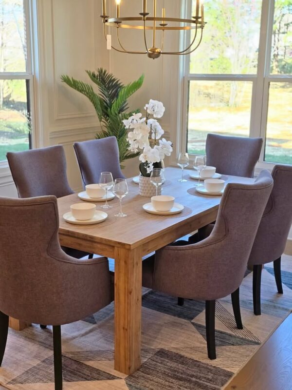 Set of 6 High Back Dining Chairs
