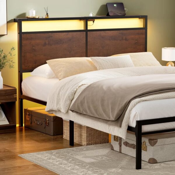 QUEEN Led Platform Bed - Image 2