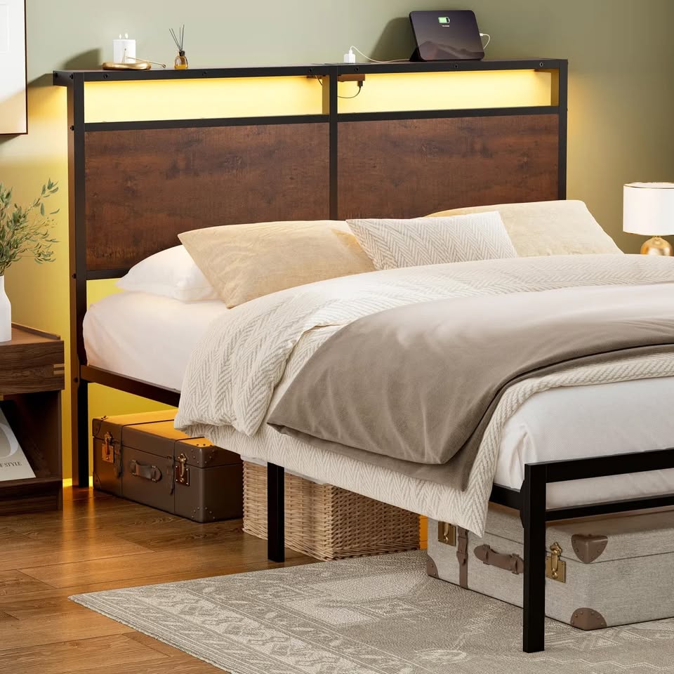 QUEEN Led Platform Bed - Image 2