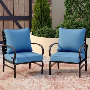 Set of 2 Patio Club Chairs