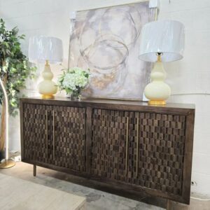 Abshire 76'' Solid Wood Sideboard