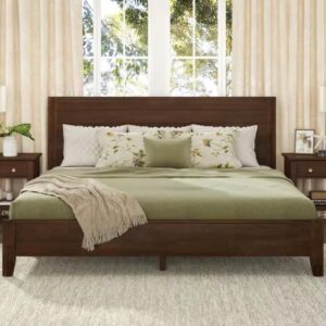 New! KING Lessio Wooden Platform Bed