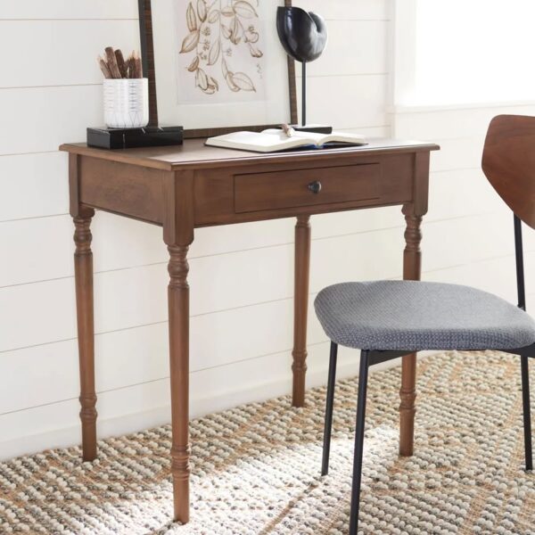 Gaven Solid Wood Writing Desk