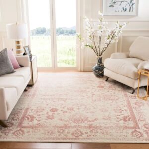 9' x 12' Safavieh Pink/Ivory Rug