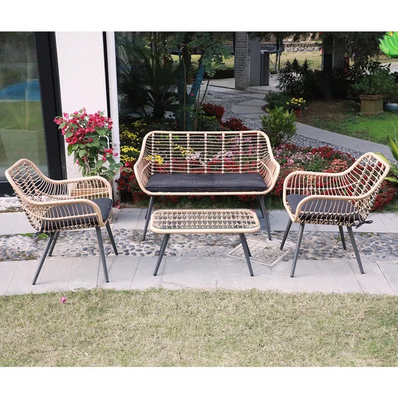 4-pc Outdoor Rattan Set - Image 2