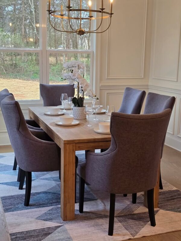 Set of 6 High Back Dining Chairs - Image 2