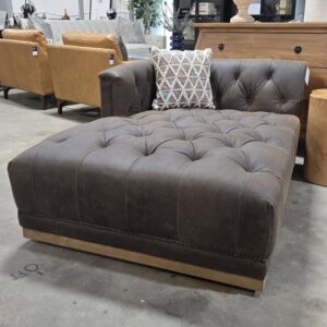 Four Hands Top Grain Leather Chaise