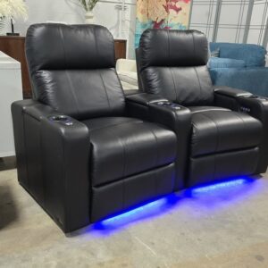 Genuine Leather Home Theater Power Recliners