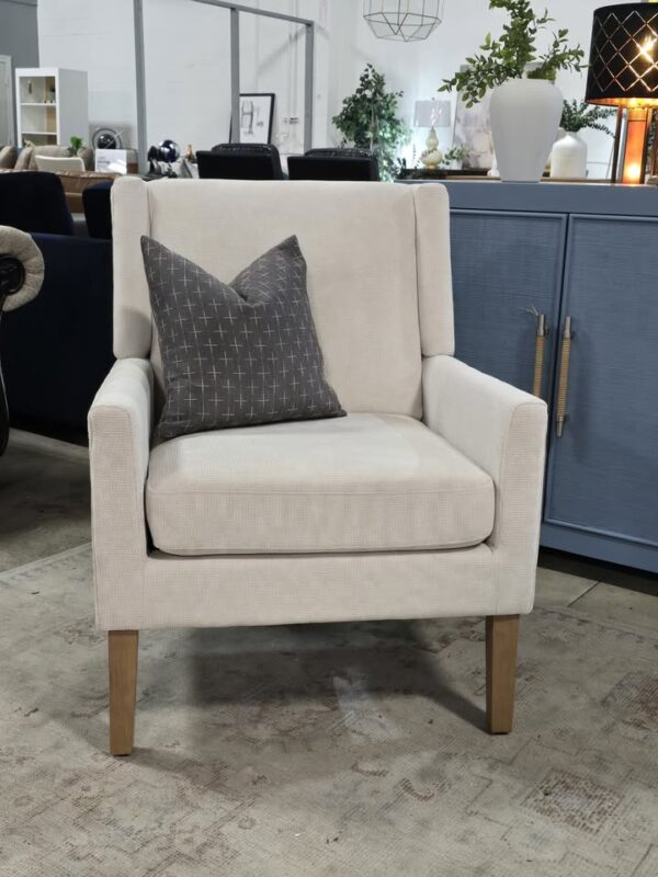 Beige Accent Armchair