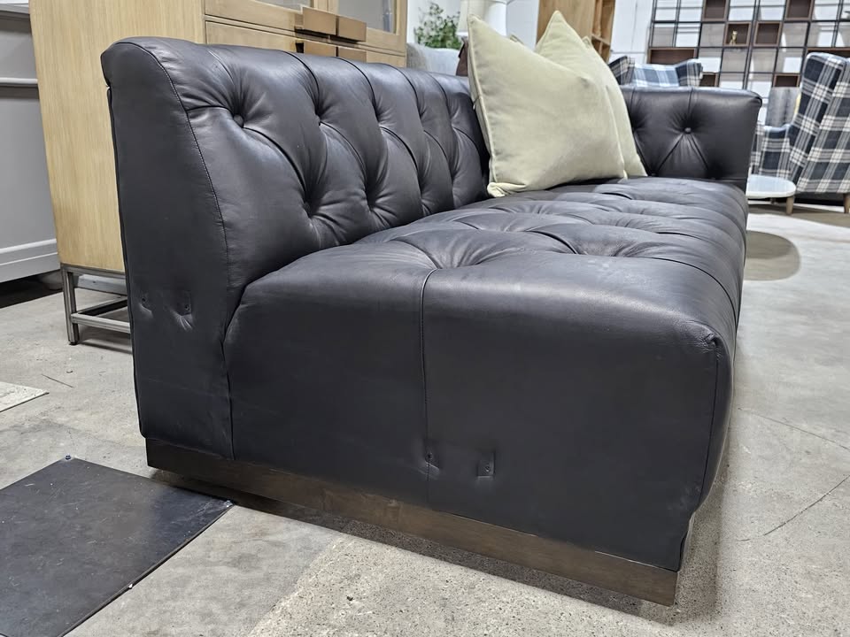 Four Hands Genuine Leather Sofa - Image 3