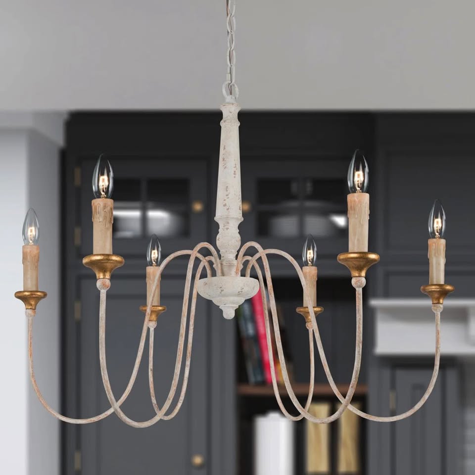 Gravitt 6 - Light French Country Chandelier - Image 8