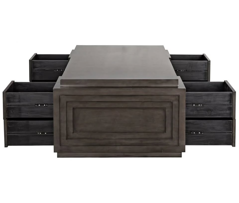 NOIR Mentor Solid Wood Desk - Image 7