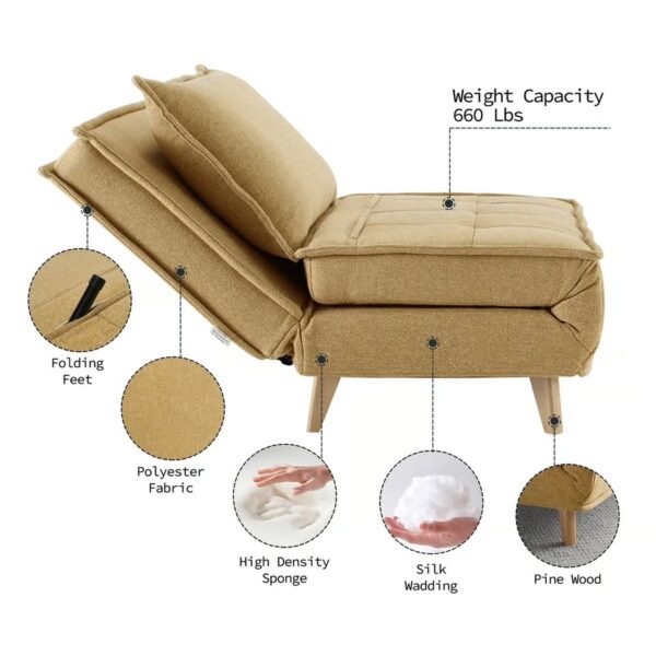 Mikell Convertible Sleeper Chair - Image 5