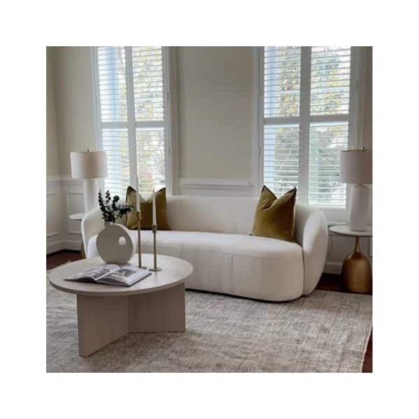 Amadora 90" Curved Sofa - Image 4