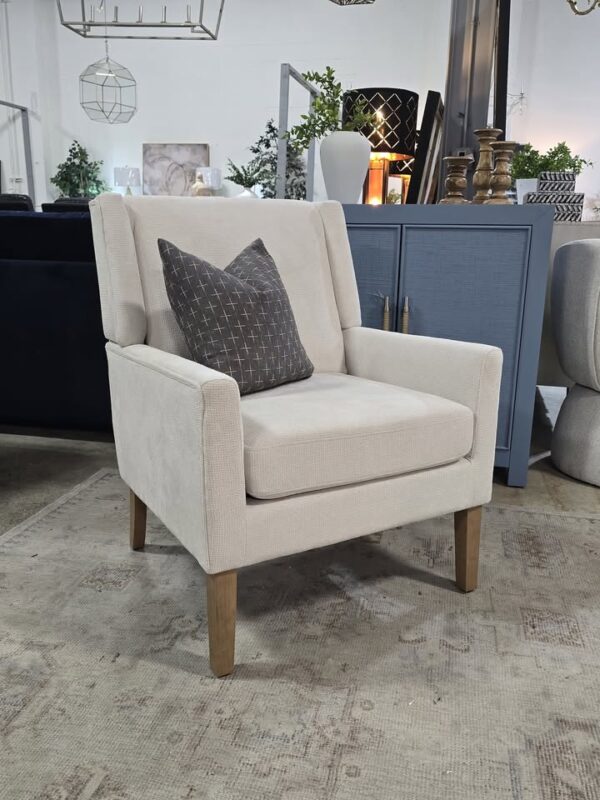 Beige Accent Armchair - Image 4
