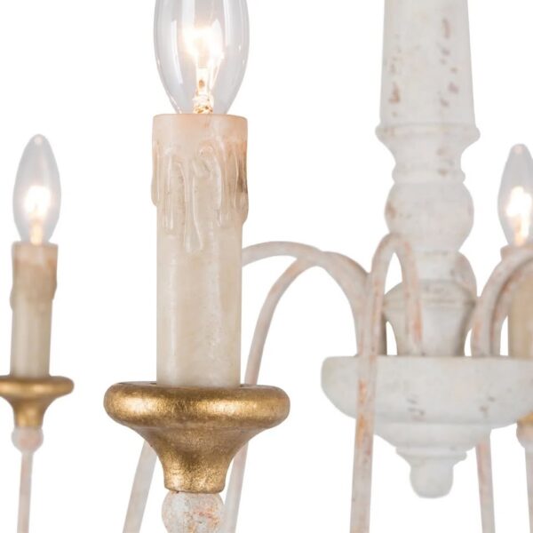 Gravitt 6 - Light French Country Chandelier - Image 6