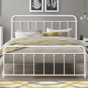 White King Platform Bed