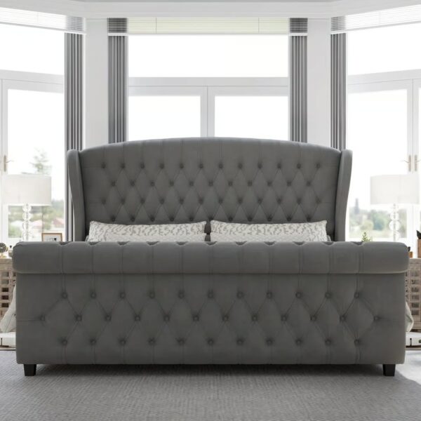 KING Dulane Tufted Platform Bed