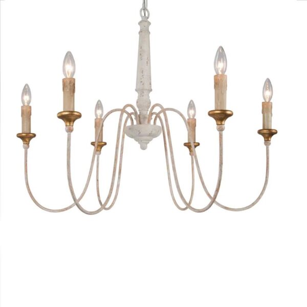 Gravitt 6 - Light French Country Chandelier - Image 5