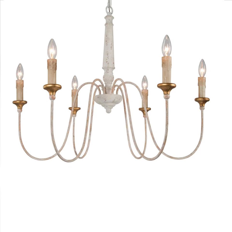 Gravitt 6 - Light French Country Chandelier - Image 5