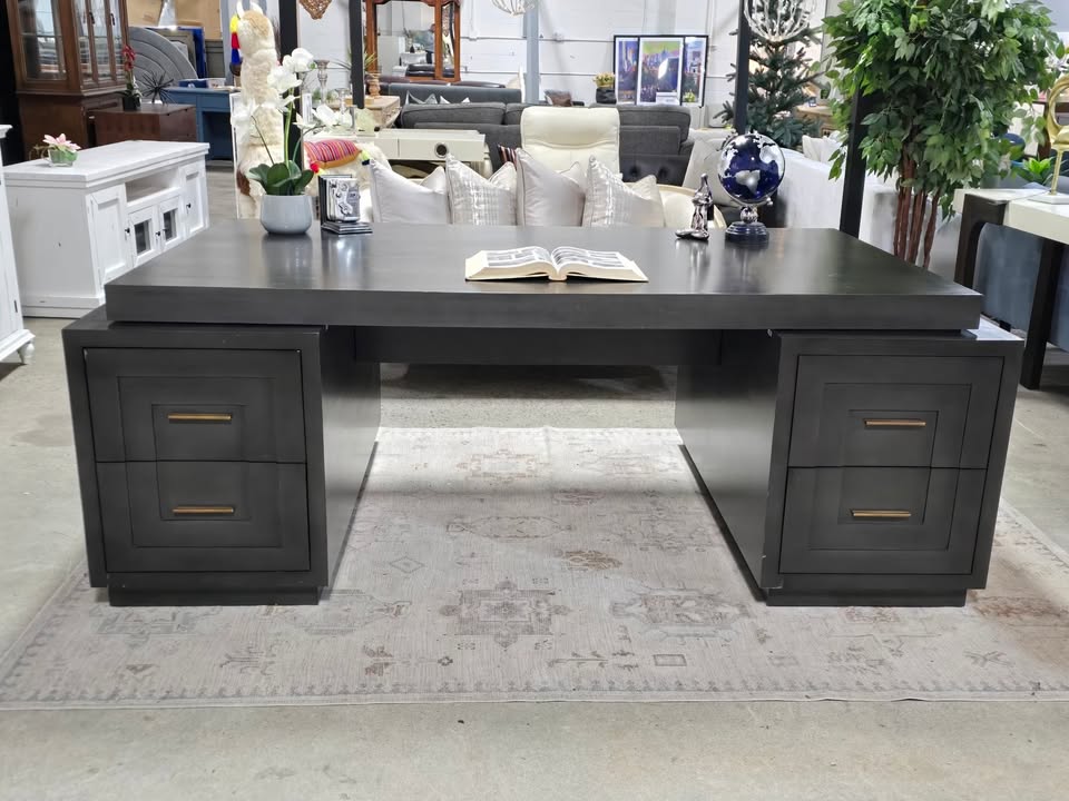 NOIR Mentor Solid Wood Desk - Image 4