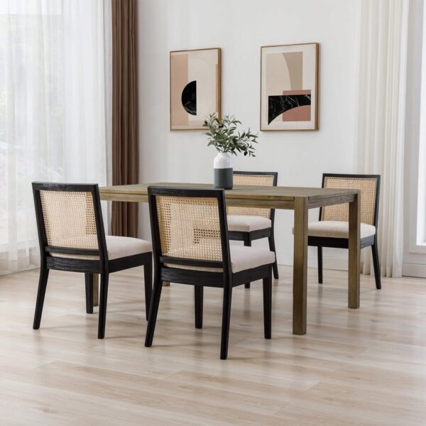 Set of 4 Arnkell Cane Dining Chairs - Image 5