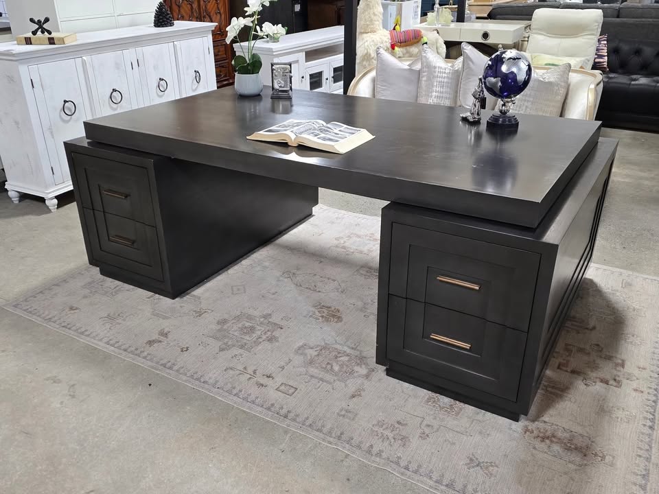 NOIR Mentor Solid Wood Desk - Image 3