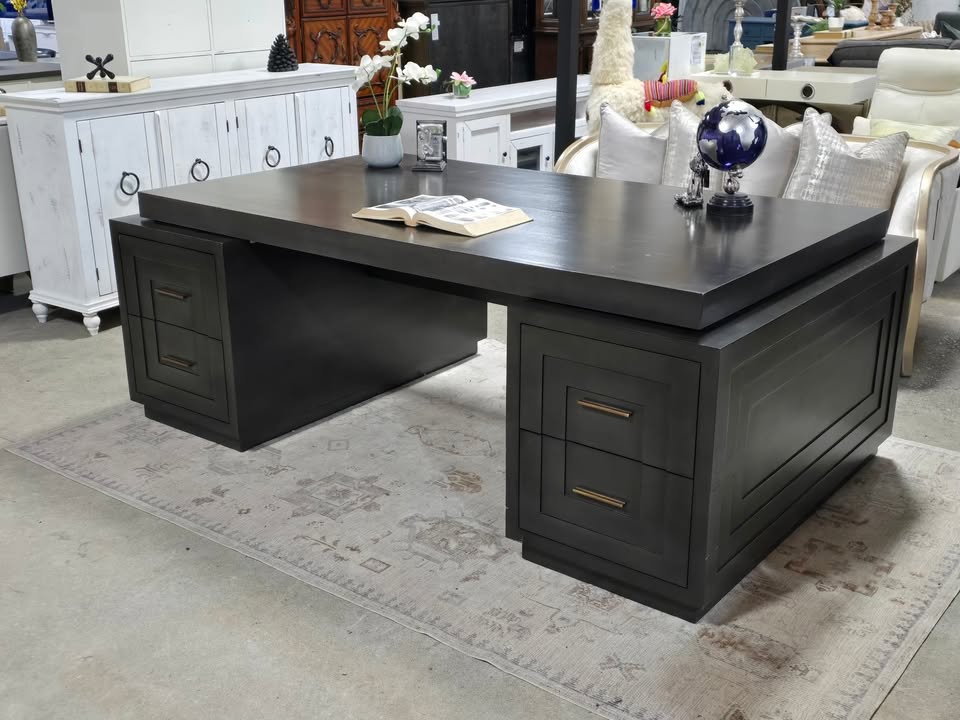 NOIR Mentor Solid Wood Desk - Image 2
