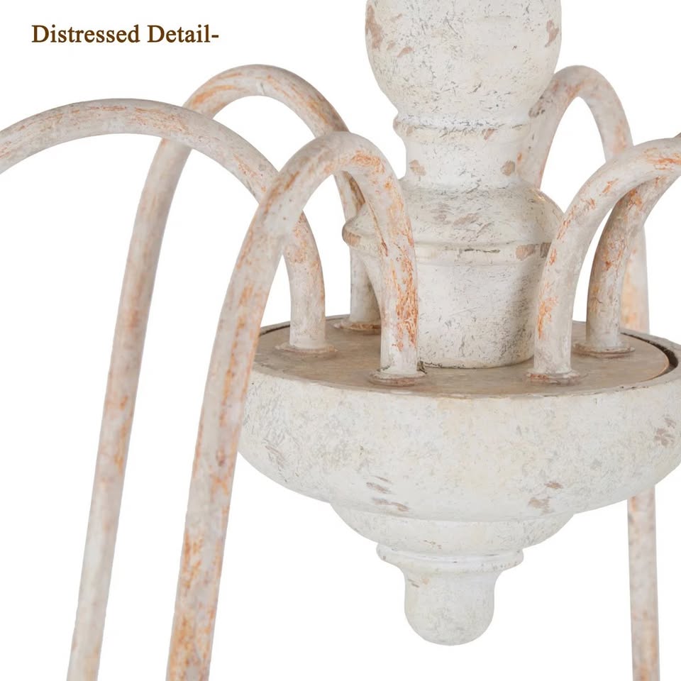 Gravitt 6 - Light French Country Chandelier - Image 3