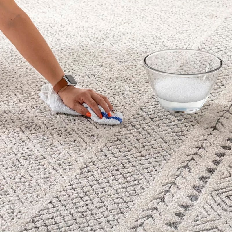 10'x 14' Grey & Beige Area Rug - Image 6