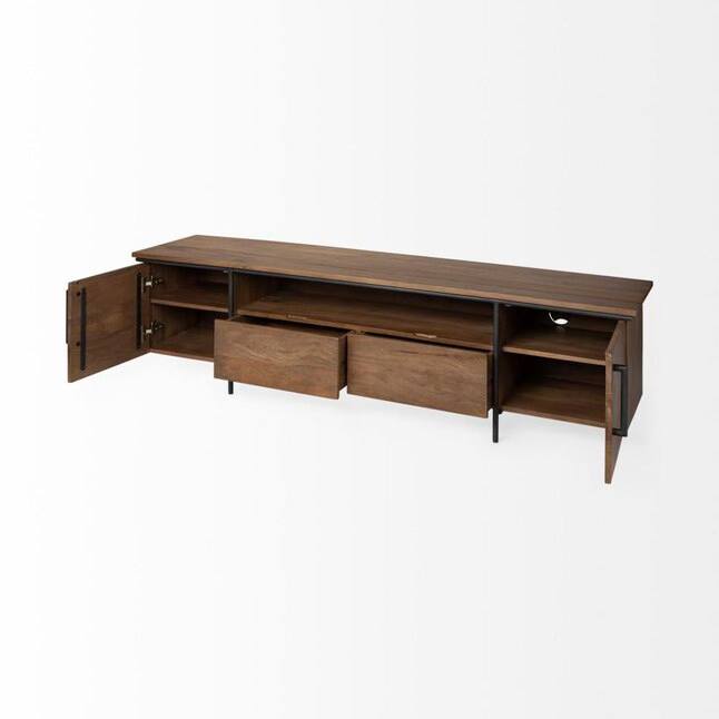 Mercana Maddox Mango Wood Media Console - Image 6