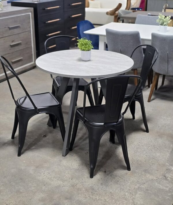 5-pc Round Dining Set - Image 6