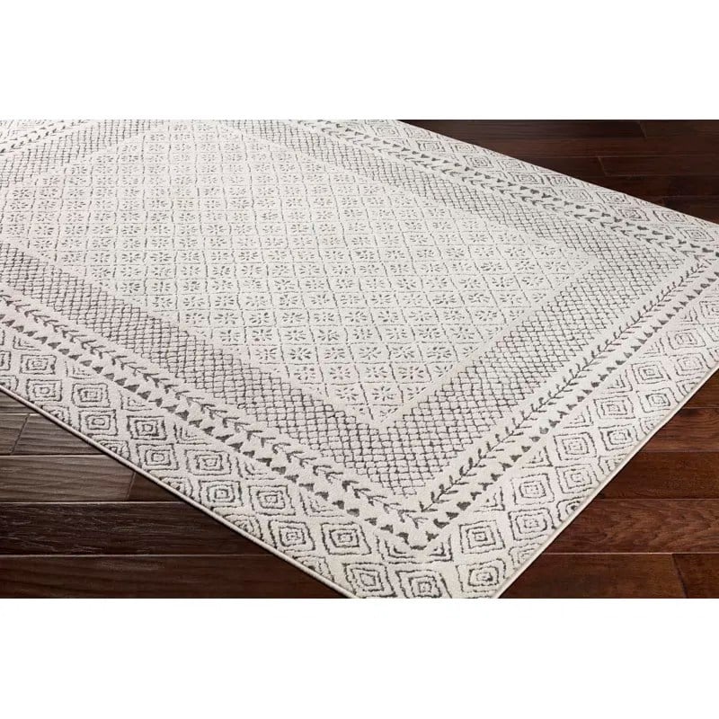 10'x 14' Grey & Beige Area Rug - Image 4