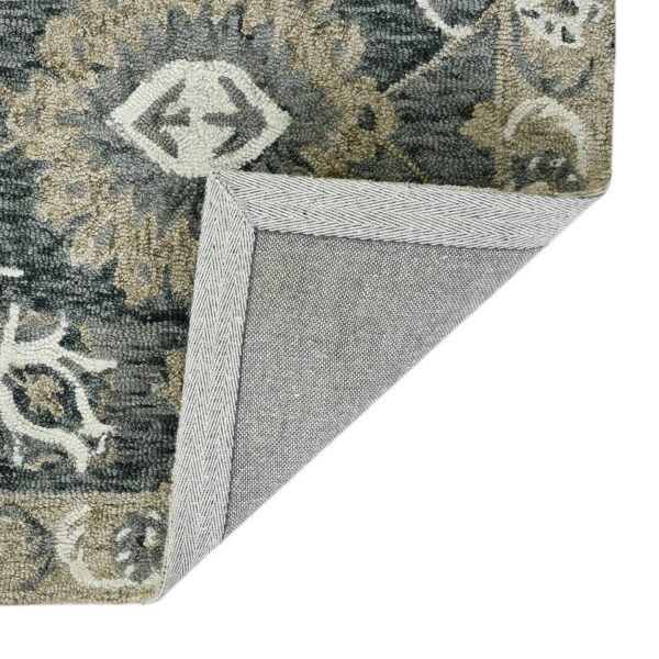 9' x 13' Dorcelus Floral Hand Woven Wool Rug - Image 5