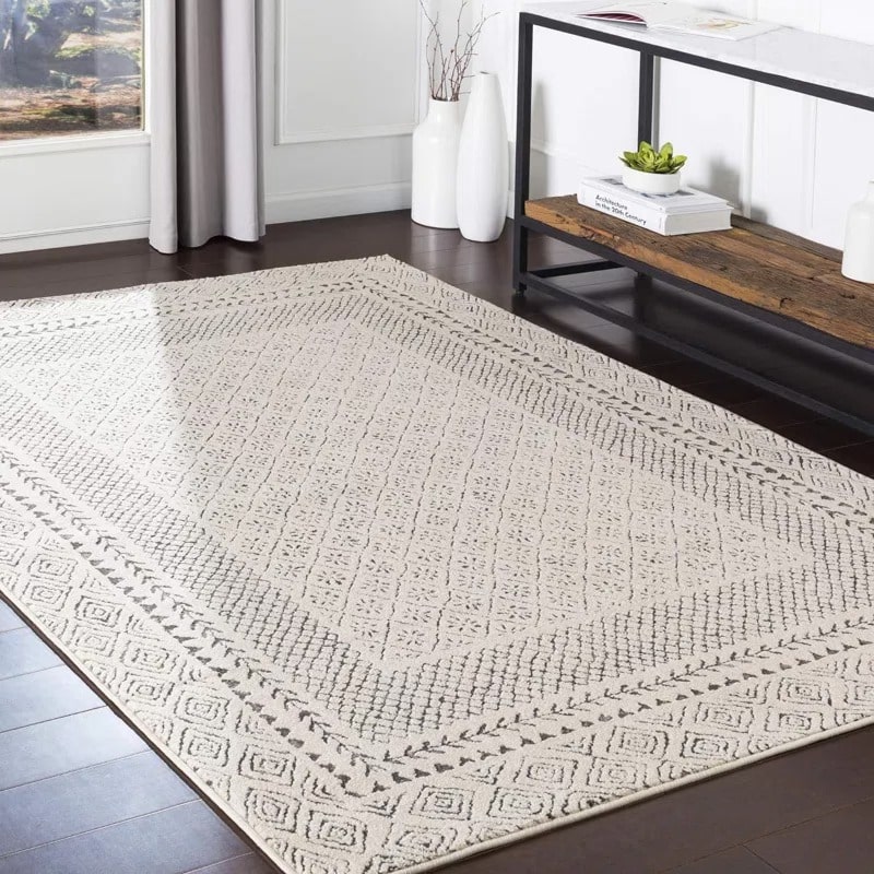10'x 14' Grey & Beige Area Rug - Image 3