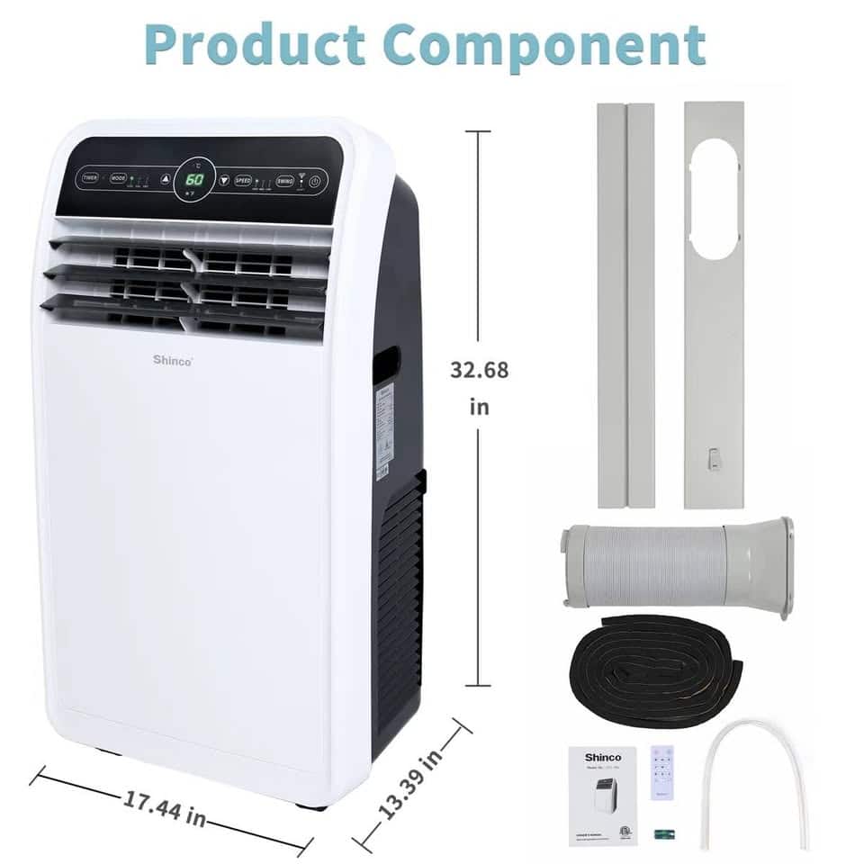 Shinco Portable Air Conditioner With Remote and Wifi - Image 3