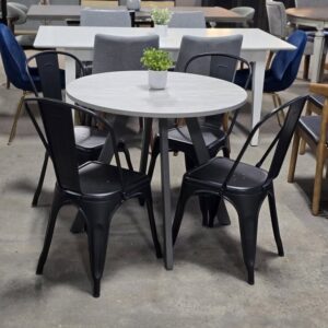 5-pc Round Dining Set