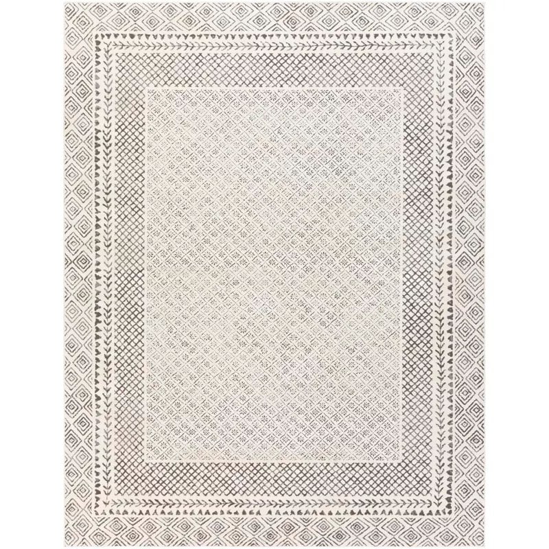 10'x 14' Grey & Beige Area Rug