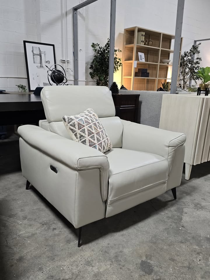 Philippa Genuine Leather Recliner