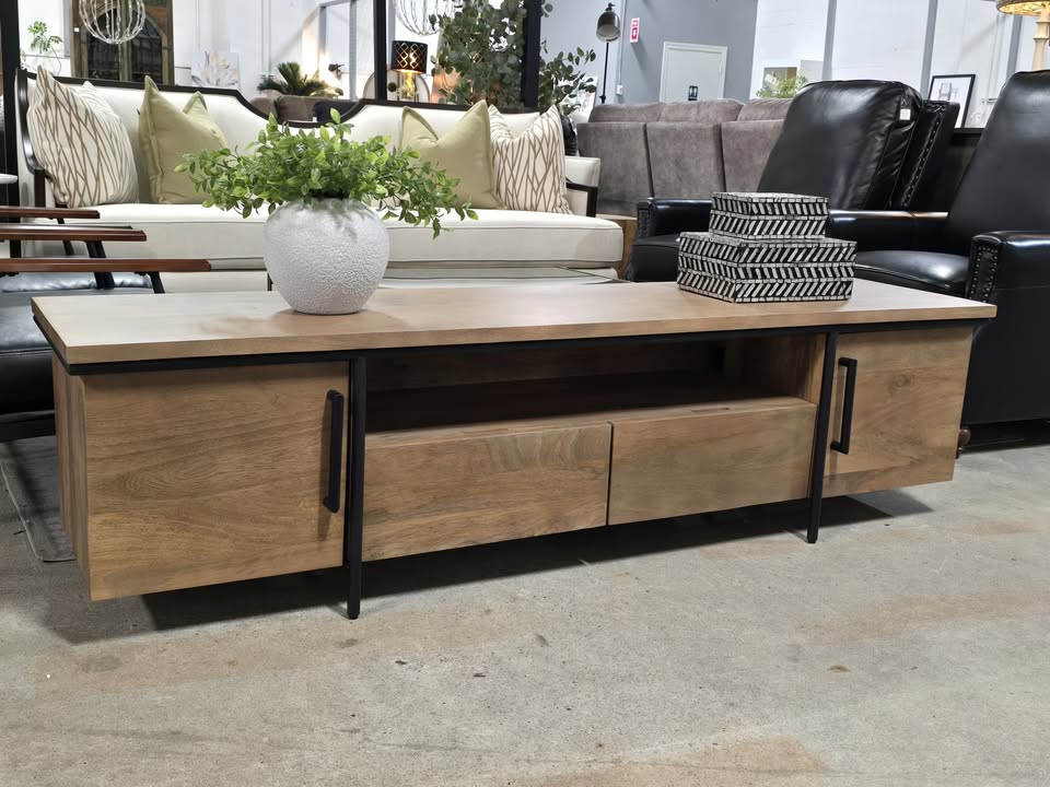 Mercana Maddox Mango Wood Media Console