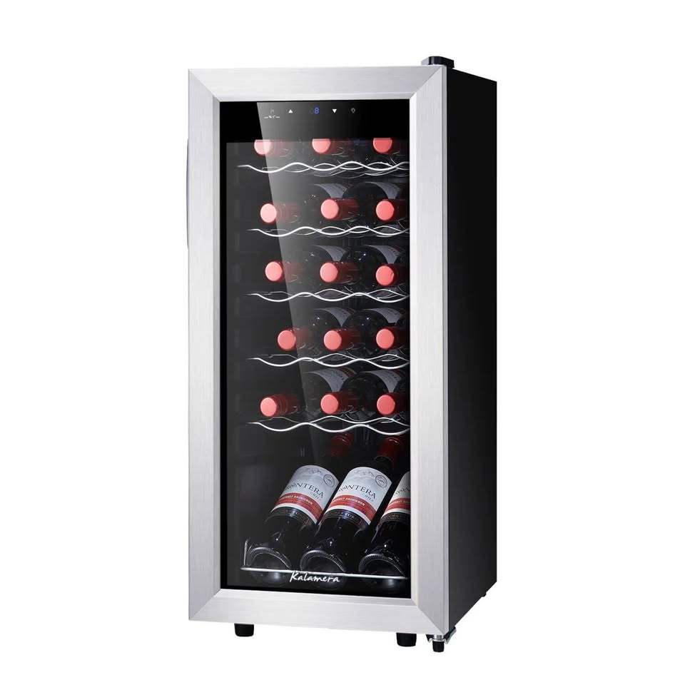 18-Bottle Free Standing Compressor Wine Cooler