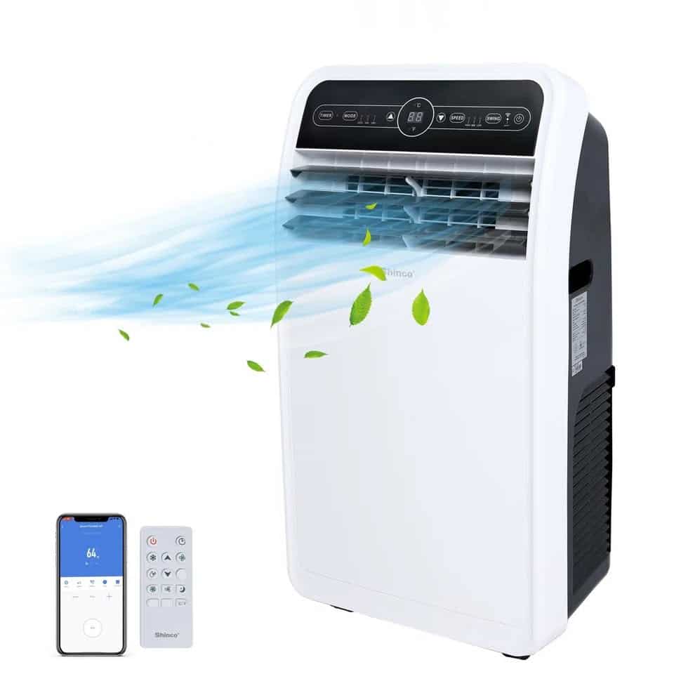 Shinco Portable Air Conditioner With Remote and Wifi