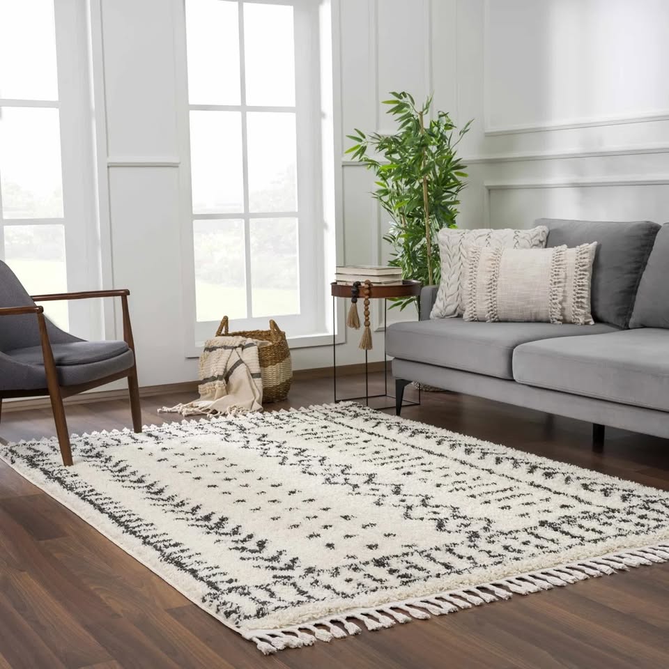 9' x 12' Adein Farmhouse Shaggy Rug - Image 10