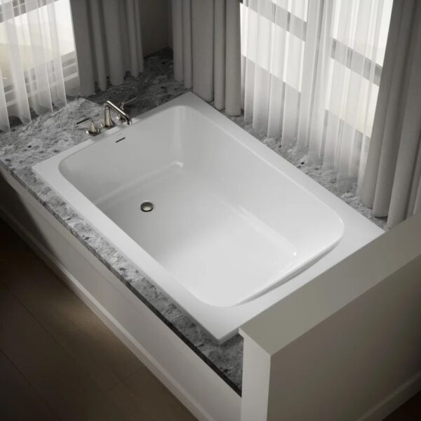 New! KOHLER 60 In. X 42 In. Drop-In Bathtub