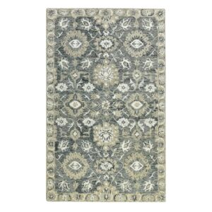 9' x 13' Dorcelus Floral Hand Woven Wool Rug