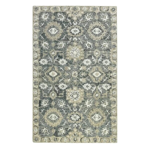 9' x 13' Dorcelus Floral Hand Woven Wool Rug