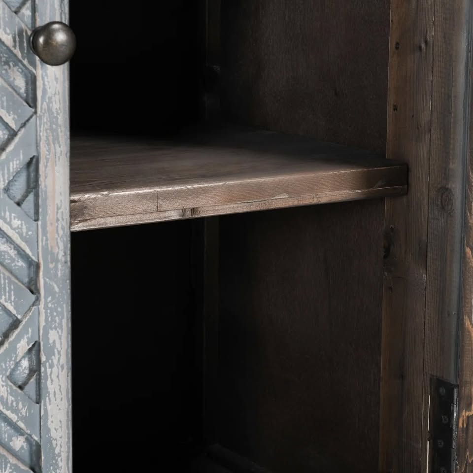 103'' Wide Reclaimed Pine Solid Wood Sideboard - Image 7